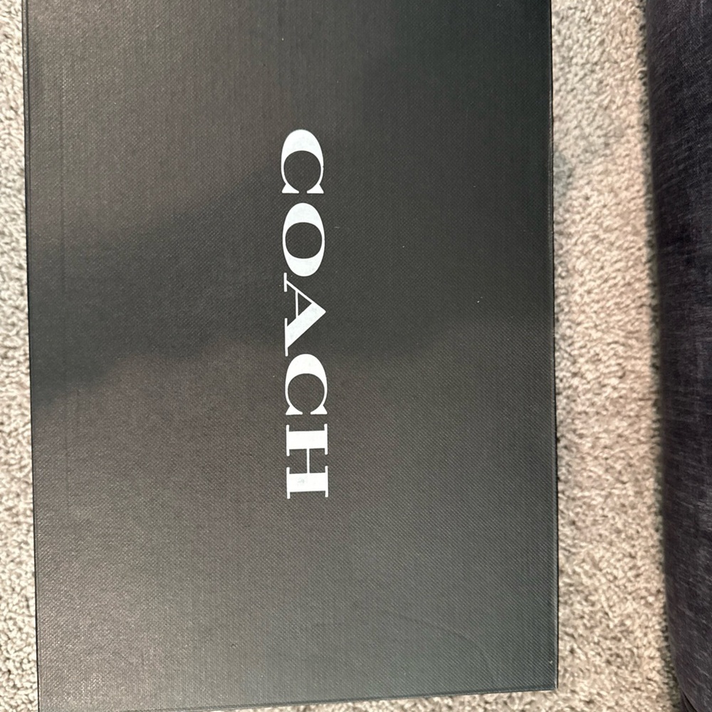 Coach Black Bootie Box with Signature Logo - Picture 5 of 11
